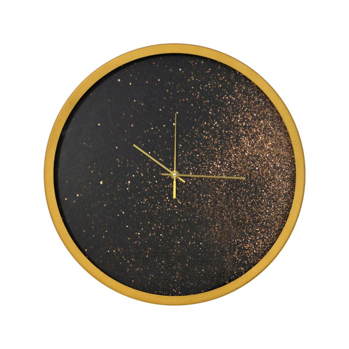 Zegar ścienny 20C śr. 78 cm czarno-złoty