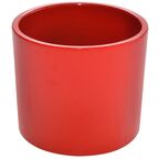 Osłonka ceramiczna 13 cm czerwona WALEC CERAMIK