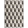 Dywan zewnętrzny PATIO czarno-biały 120 x 170 cm