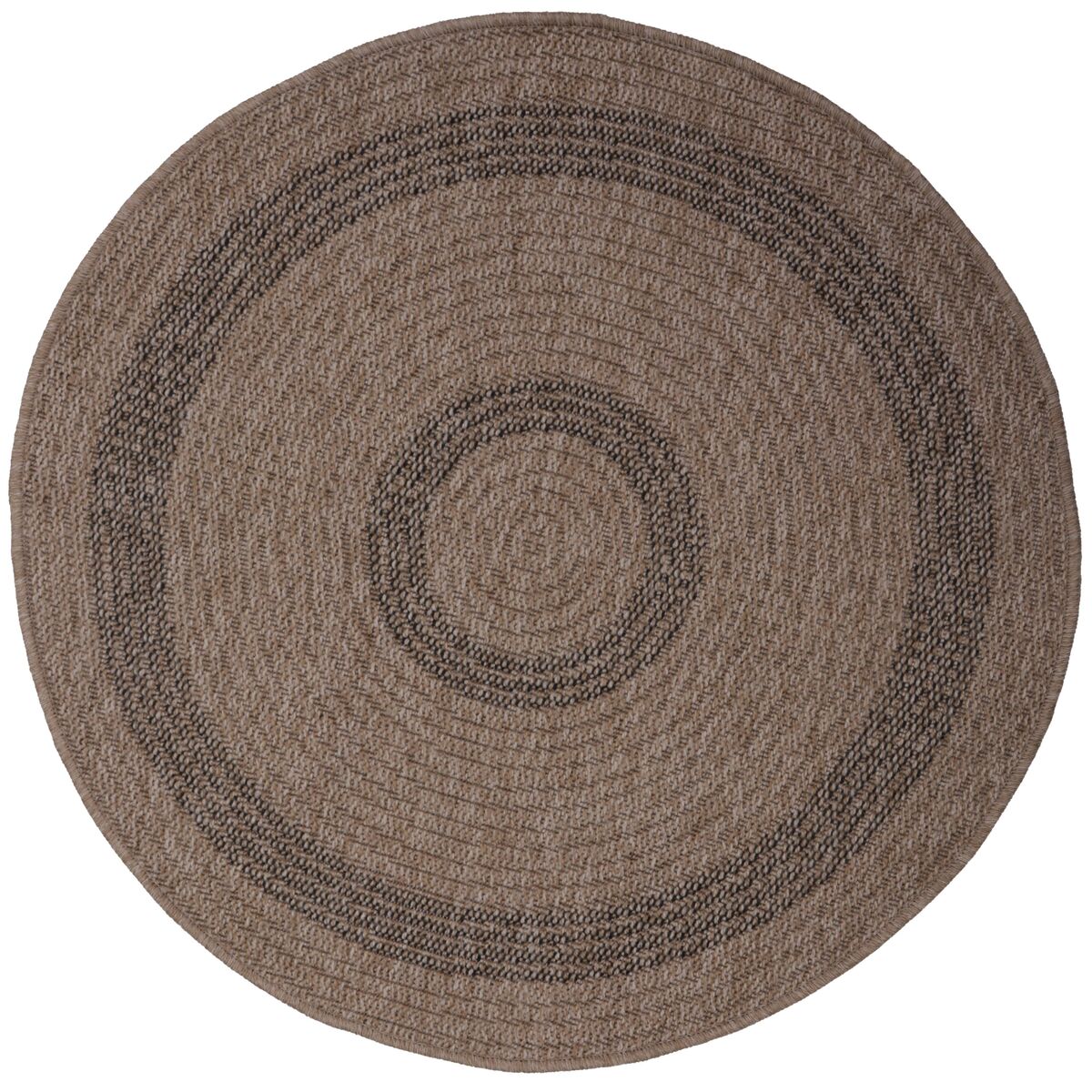 Dywan okrągły Laomi brązowy śr. 100 cm
