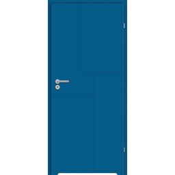 Drzwi wewnętrzne łazienkowe z podcięciem wentylacyjnym Tela Niebieskie 70 Prawe Classen