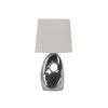 Lampa stołowa HIERRO biało-srebrna E27 CANDELLUX