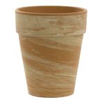 Doniczka gliniana 17 cm beżowa PROSTA XL CERMAX