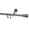 Karnisz pojedynczy PRADO INEZ tytan 160 cm 19 mm metalowy