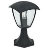 Lampa ogrodowa stojąca FOX IP44 30 cm czarna E27 MILAGRO