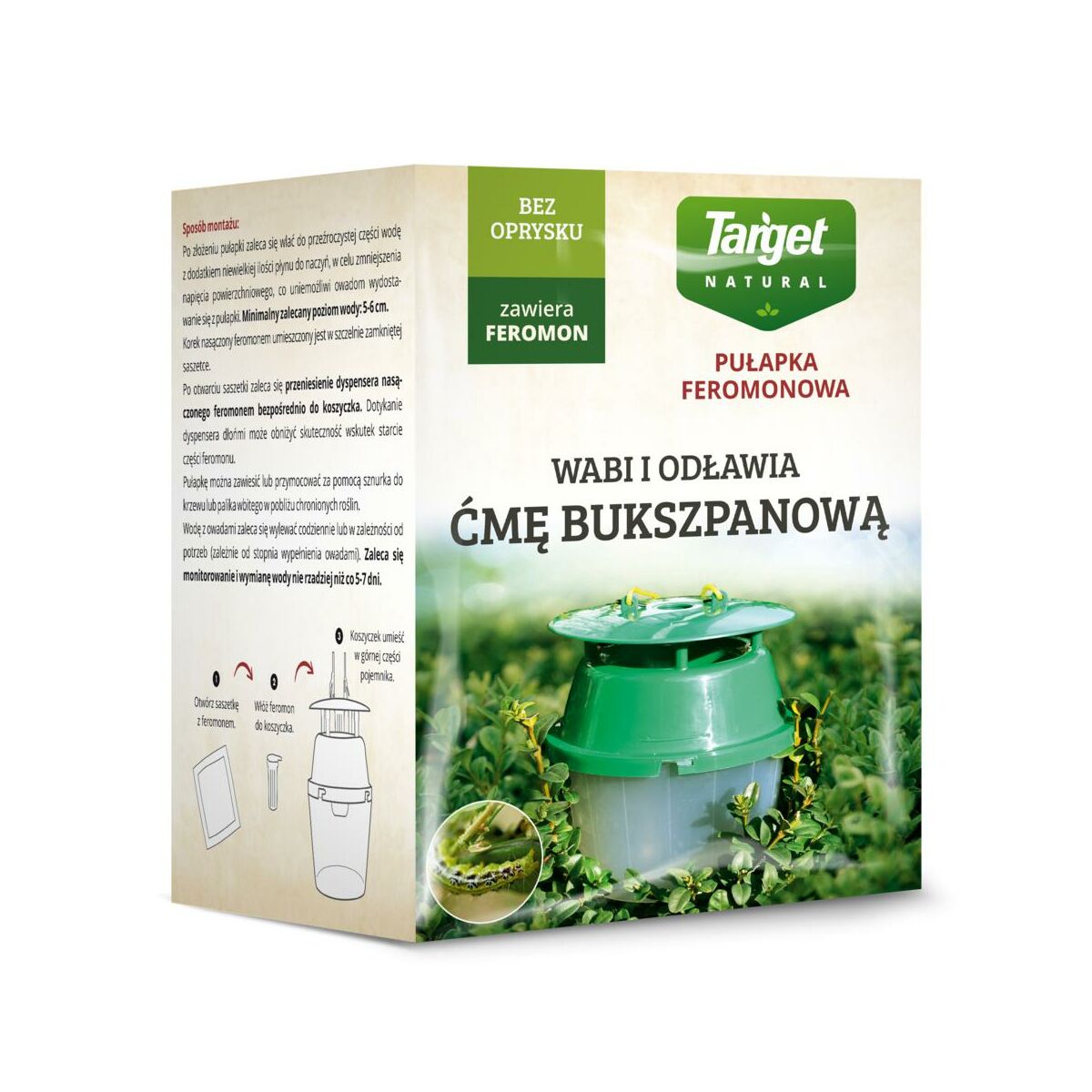 Pułapka fermonowa na ćmę bukszpanową Target Natural