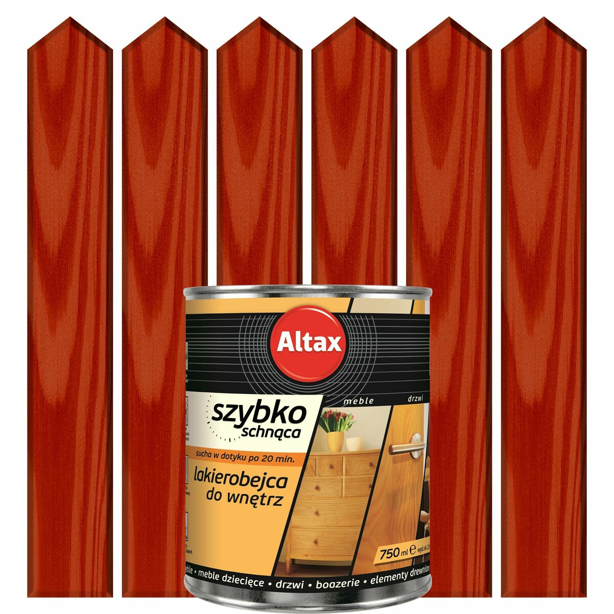 Lakierobejca do drewna SZYBKOSCHNĄCA 0.75 l Tik ALTAX