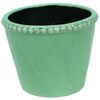 Osłonka ceramiczna 19 cm zielona EUKALIPTUS KAEMINGK