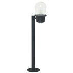 Lampa ogrodowa stojąca SHELBY IP44 czarna E27 INSPIRE