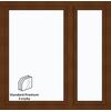 Okno PCV 3-szybowe O35 Złoty dąb 1465 x 1435 mm