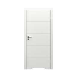 Drzwi wewnętrzne łazienkowe z podcięciem wentylacyjnym Vector E Białe 80 Prawe Porta