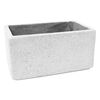 Doniczka betonowa 47 x 28 cm biała MBS SKRZYNKA CERMAX