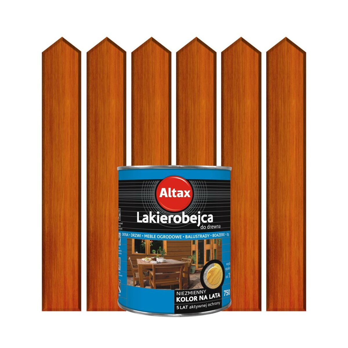 Lakierobejca do drewna ALTAXIN Q 0.75 l Kasztan ALTAX