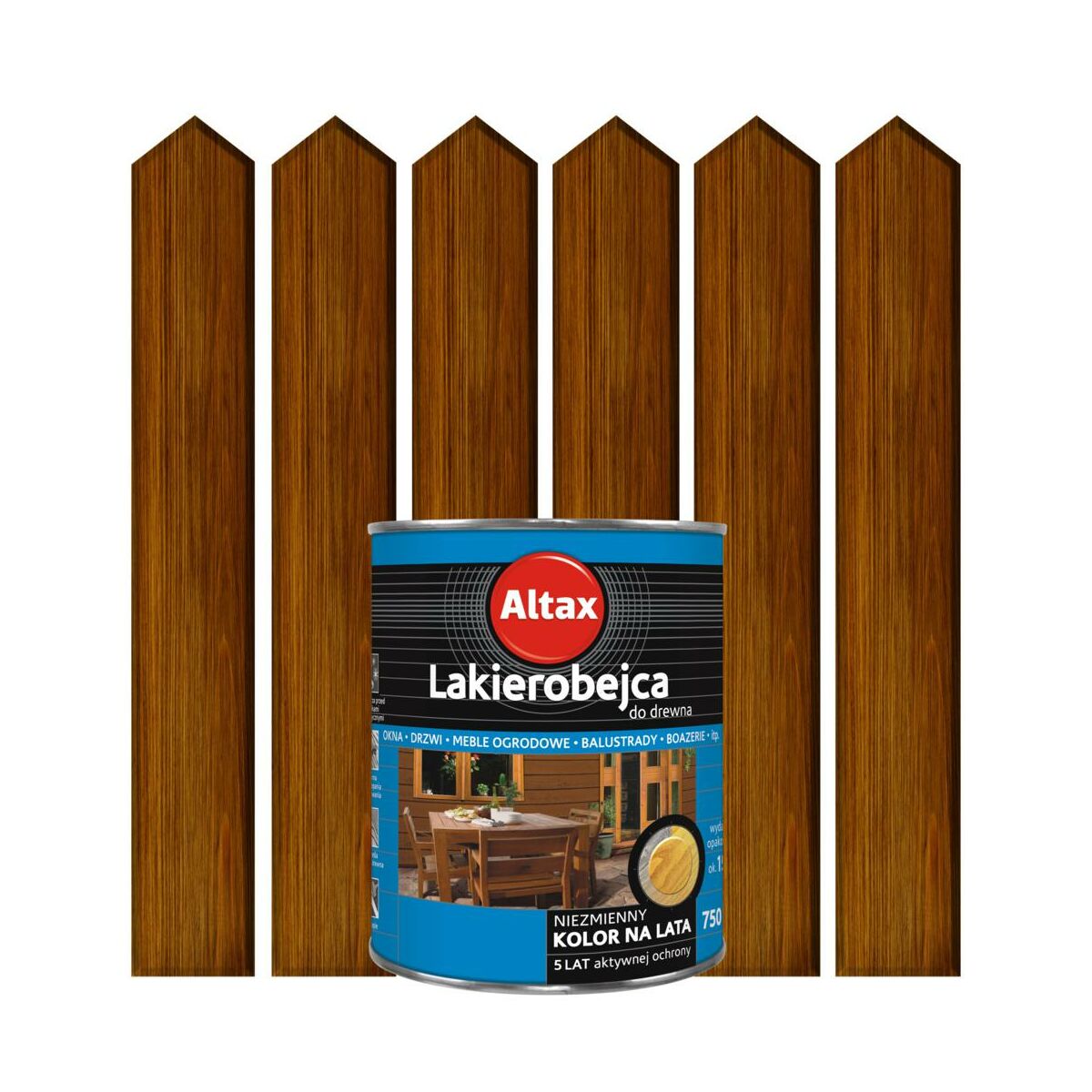 Lakierobejca do drewna ALTAXIN Q 0.75 l Orzech ALTAX