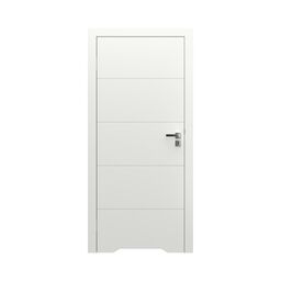 Drzwi wewnętrzne łazienkowe z podcięciem wentylacyjnym Vector E Białe 90 Lewe Porta