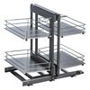 Kosz cargo z prowadnicą MAXIMA SILVA CORNER 80L REJS