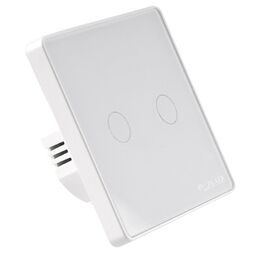 Włącznik podwójny WiFi TUYA Smart Home Biały POLUX