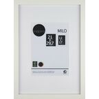 Ramka na zdjęcia Milo 21 x 29.7 cm biała MDF Inspire