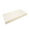 Parapet zewnętrzny STALOWY Biały 20 x 200 cm DOMIDOR