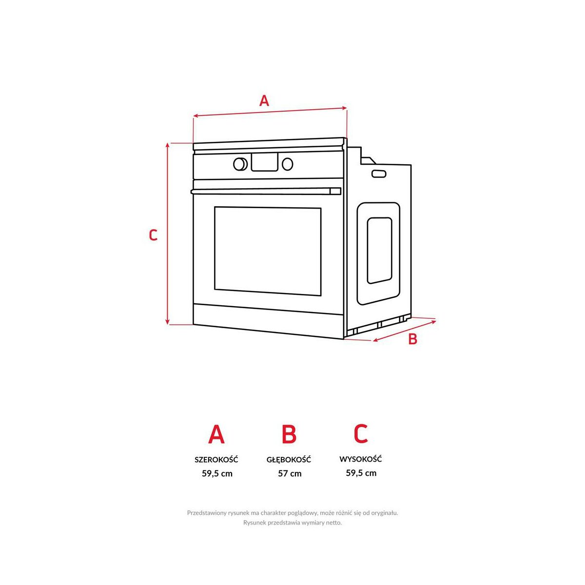 Piekarnik elektryczny ED06206B Amica