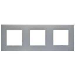 Ramka potrójna QUADRO Aluminium  EFAPEL