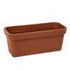 Skrzynka balkonowa 40 x 17 cm ceglasta LOBELIA