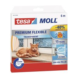 Uszczelka do drzwi i okien MOLL Profil Omega 6 m bezbarwna TESA