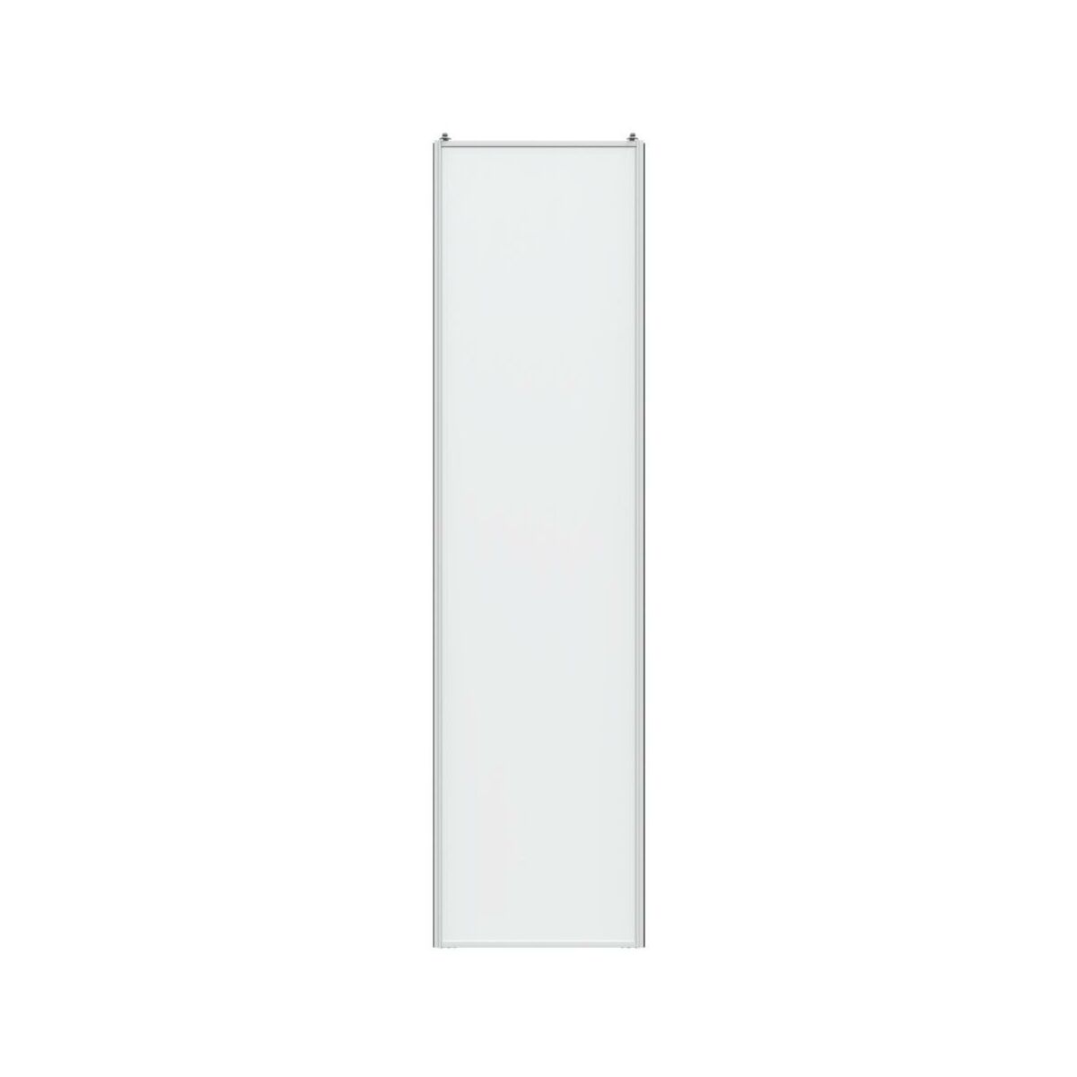 Drzwi przesuwne do szafy 66 cm białe rama biała Spaceo