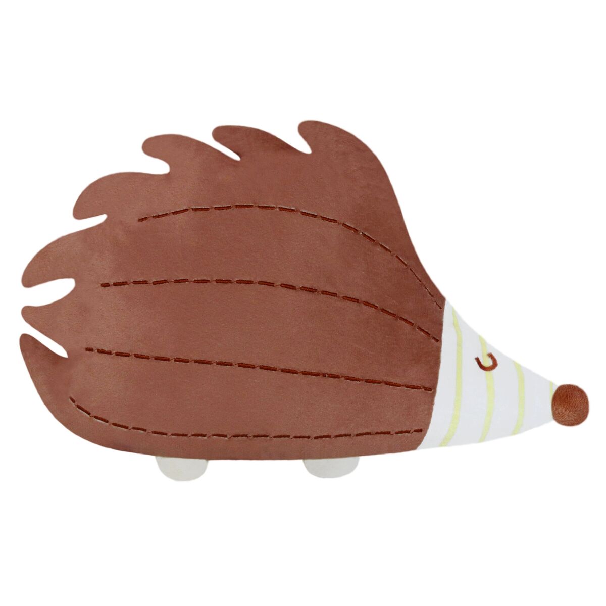 Poduszka dla dzieci Soft Petit Hedgehog brązowa  26 x 30 cm
