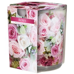 Świeca zapachowa w szkle Rose róża
