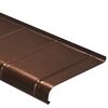 Parapet zewnętrzny stalowy miedź antyczna 120x25 cm Domidor