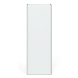 Drzwi przesuwne do szafy 98 cm białe rama biała Spaceo