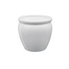 Doniczka ceramiczna 22 cm biała MUZA 4 J15 EKO-CERAMIKA