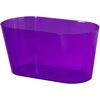 Osłonka na storczyki 26.7 x 13.5 cm plastikowa fioletowa