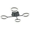Lampa sufitowa IRING czarna LED INSPIRE