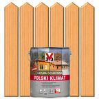 Lazura do drewna POLSKI KLIMAT 5 l Sosna skandynawska V33