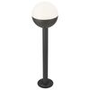 Lampa ogrodowa stojąca ULSA IP44 czarna E27 POLUX