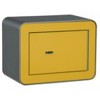 Sejf gabinetowy TG_SLM2CLASSIC SZYBA ŻÓŁTA METALKAS