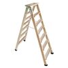 Drabina drewniana z szerokim stopniem 2 x 6