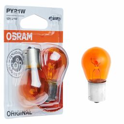 Żarówka samochodowa pomocnicza 2 szt. PY21W 12 V 21 W Osram