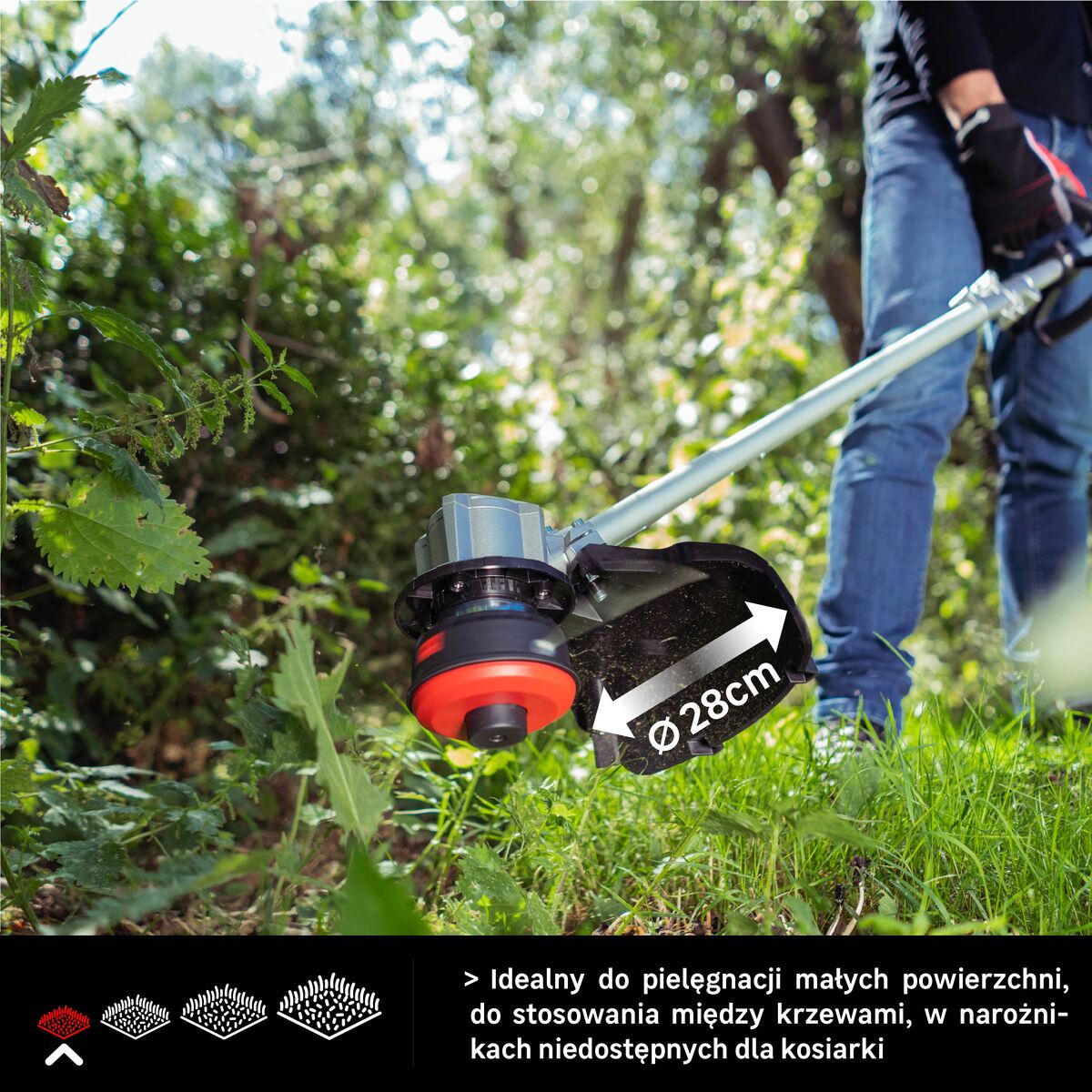 Podkaszarka akumulatorowa Sterwins Solo 20V 2.5Ah 28 cm