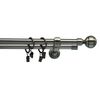 Karnisz DAVI 160 cm podwójny antyczne złoto 16 mm metalowy