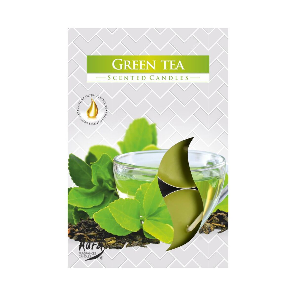 Podgrzewacz zapachowy Green Tea zielona herbata 6 szt.
