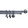 Karnisz DAVI 200 cm podwójny nikiel 16 mm metalowy