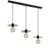 Lampa wisząca Dysk czarna 3 x E27 Aldex