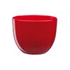Doniczka ceramiczna 13 cm czerwona BARYŁKA 1 J20 EKO-CERAMIKA
