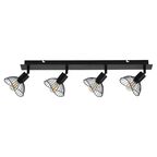 Listwa reflektorowa AJE-HOLLY 4 czarna E14 ACTIVEJET