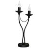 Lampa stołowa RÓŻA czarna E14 ALDEX