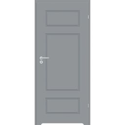 Drzwi wewnętrzne łazienkowe z podcięciem wentylacyjnym Grifo Szary lakier 60 Prawe Classen