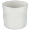 Osłonka ceramiczna 19.4 cm biała struktura WALEC